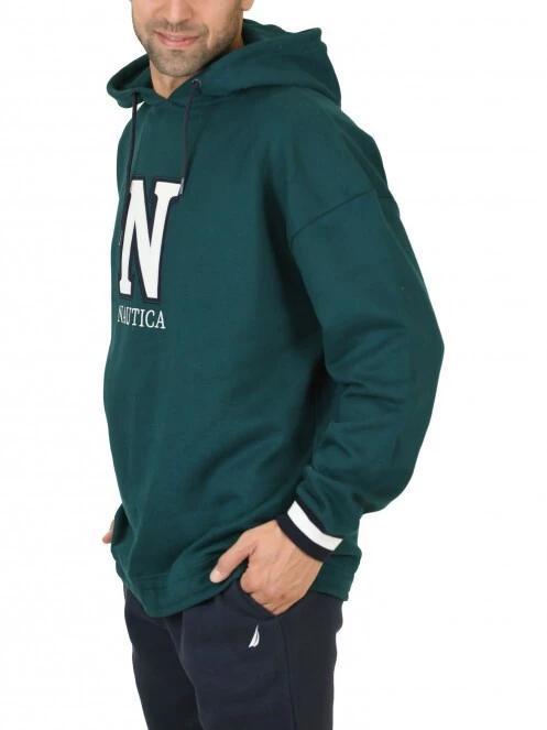 pulover pt. barbati Nautica Snyder Oversized Hoody albastru deschis 3