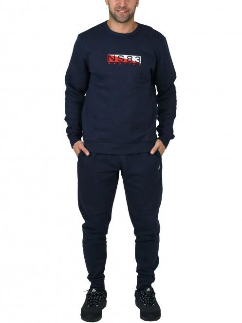 pulover pt. barbati Nautica Ares Sweatshirt albastru inchis 5