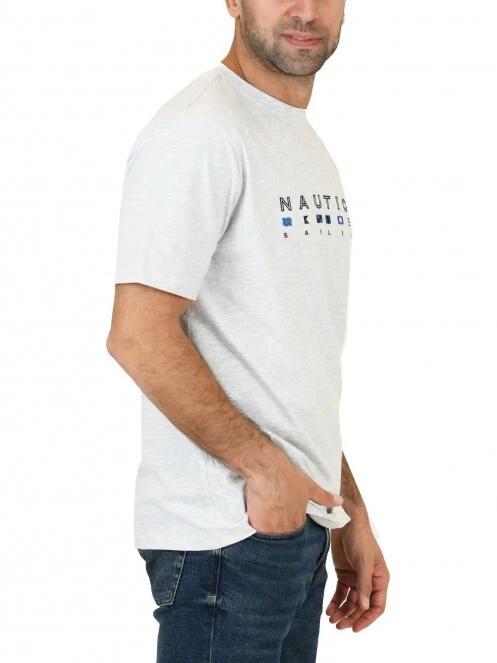 tricou cu maneci scurte pt. barbati Nautica Noah T-Shirt alb 3