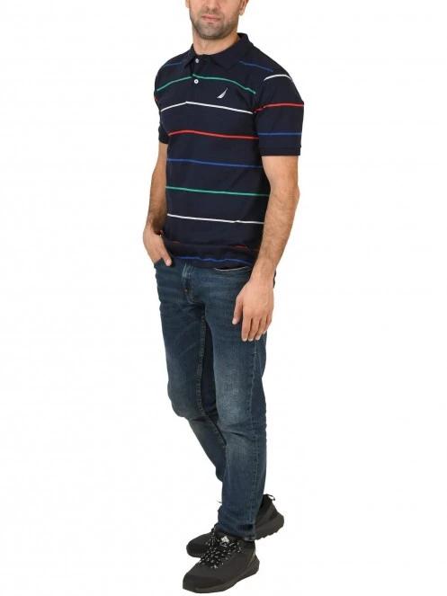 tricou cu maneci scurte pt. barbati Nautica Roper Polo Shirt albastru inchis 5