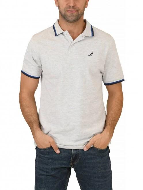 tricou cu guler pt. barbati Nautica Platte Polo Shirt alb 2