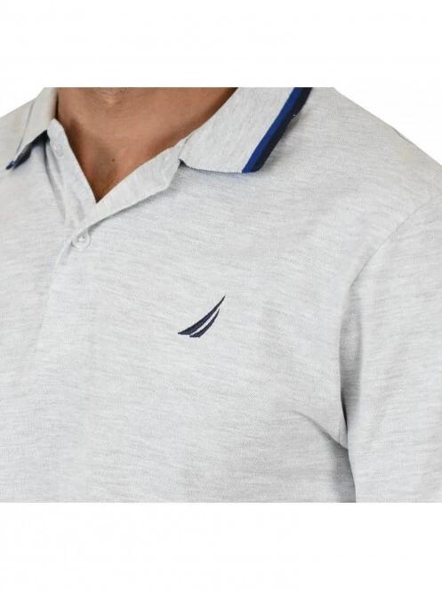 tricou cu guler pt. barbati Nautica Platte Polo Shirt alb 6