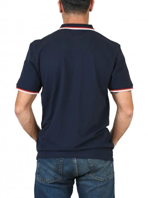 tricou cu guler pt. barbati Nautica Platte Polo Shirt albastru inchis 4
