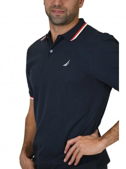 tricou cu guler pt. barbati Nautica Platte Polo Shirt albastru inchis 6