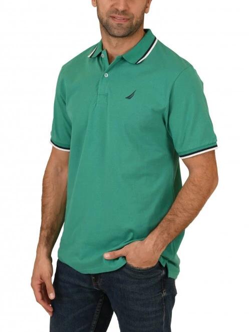 tricou cu guler pt. barbati Nautica Platte Polo Shirt verde 2