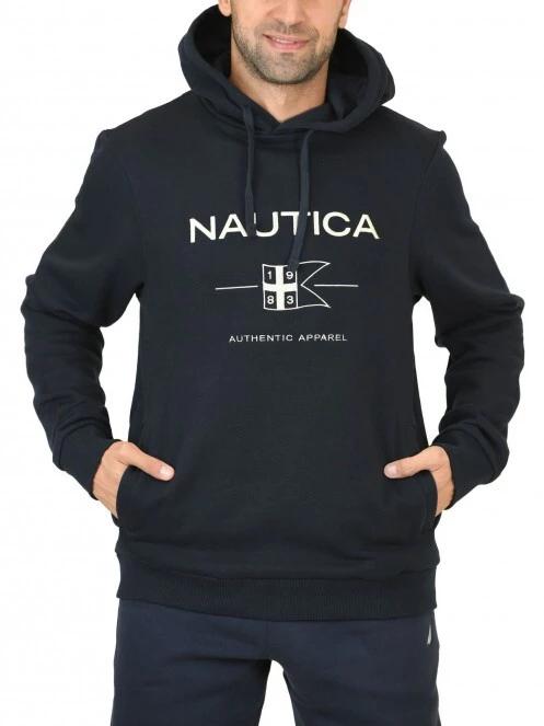 pulover cu gluga pt. barbati Nautica Nate OH Hoody albastru inchis 2