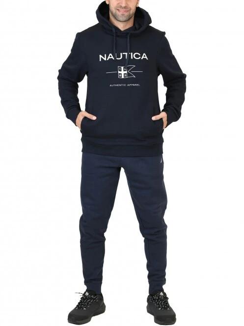 pulover cu gluga pt. barbati Nautica Nate OH Hoody albastru inchis 5