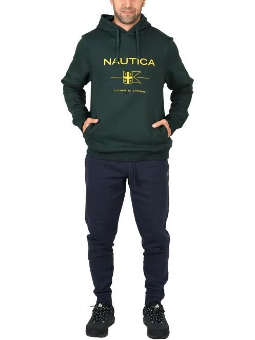 pulover cu gluga pt. barbati Nautica Nate OH Hoody verde 5