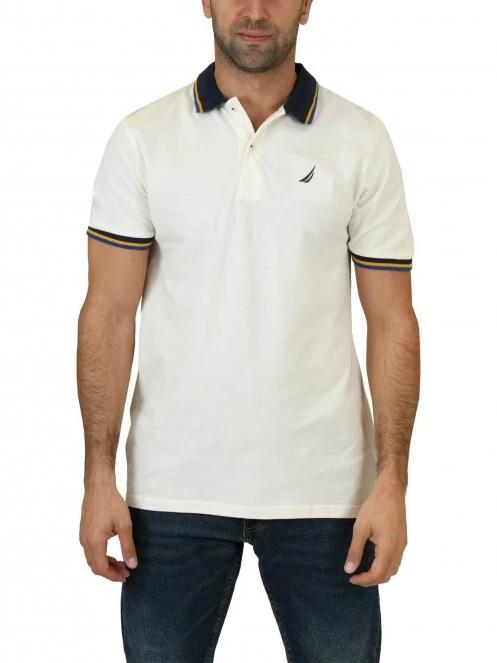 tricou cu guler pt. barbati Nautica Fenix Polo Shirt nisip 2