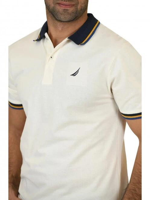 tricou cu guler pt. barbati Nautica Fenix Polo Shirt nisip 6