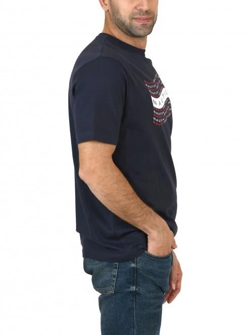 tricou cu maneci scurte pt. barbati Nautica Ash T-Shirt albastru inchis 3