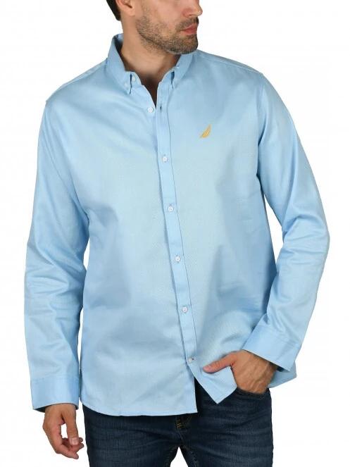 camasa cu maneci lungi pt. barbati Nautica Tidwell LS Shirt albastru deschis 2
