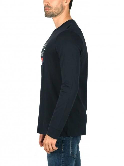 tricou cu maneci lungi pt. barbati Nautica Coney LS T-Shirt albastru inchis 3
