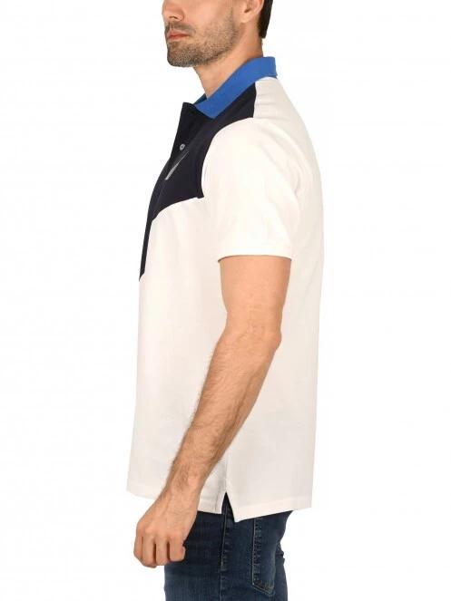 tricou cu guler pt. barbati Nautica Buck Polo Shirt alb 3