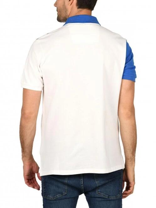 tricou cu guler pt. barbati Nautica Buck Polo Shirt alb 4