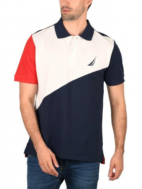 tricou cu guler pt. barbati Nautica Buck Polo Shirt albastru inchis 2