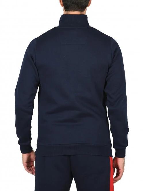 pulover pt. barbati Nautica Colton 1/4 Zip Top albastru inchis 4