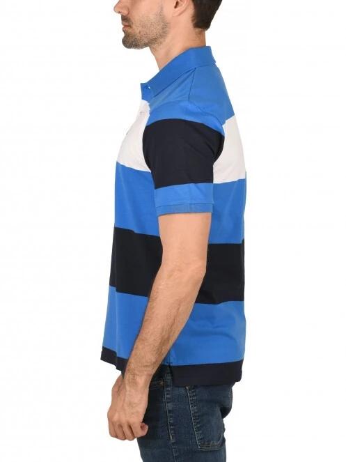 tricou cu guler pt. barbati Nautica Dash Polo Shirt albastru 3