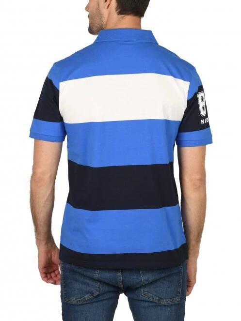 tricou cu guler pt. barbati Nautica Dash Polo Shirt albastru 4