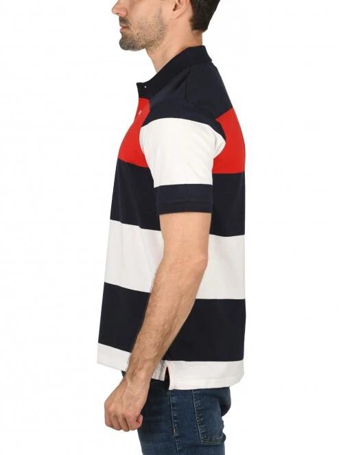 tricou cu guler pt. barbati Nautica Dash Polo Shirt albastru inchis 3