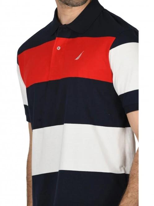 tricou cu guler pt. barbati Nautica Dash Polo Shirt albastru inchis 5