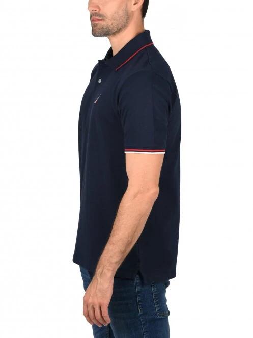 tricou cu guler pt. barbati Nautica Bromley Polo Shirt albastru inchis 3