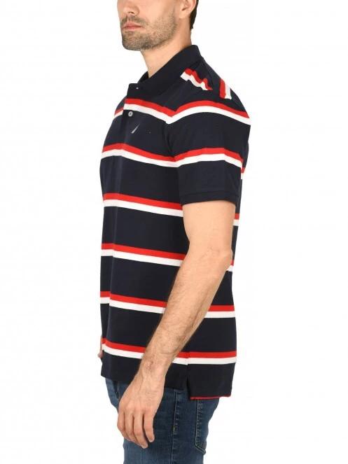 tricou cu guler pt. barbati Nautica Brennan Polo Shirt albastru inchis 3