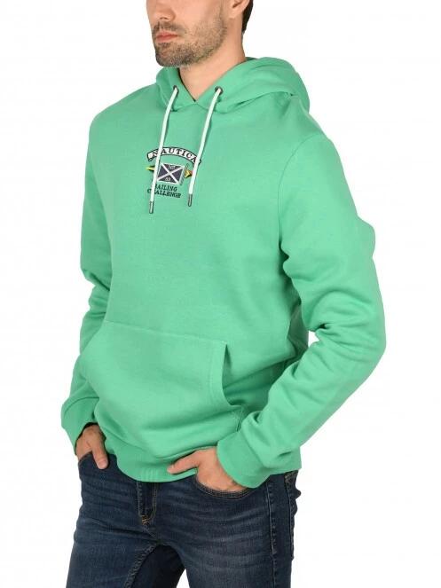 pulover cu gluga pt. barbati Nautica Vancouver OH Hoody verde 2
