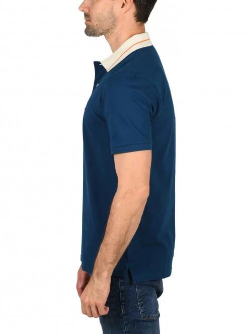 tricou cu guler pt. barbati Nautica Rogan Polo Shirt albastru 3