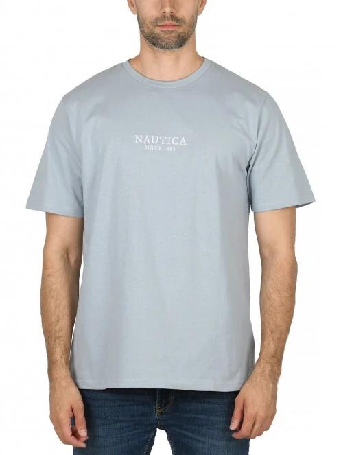 tricou cu maneci scurte pt. barbati Nautica Nevada T-Shirt albastru deschis 2