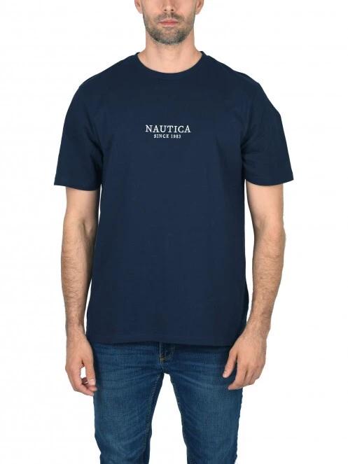 tricou cu maneci scurte pt. barbati Nautica Nevada T-Shirt albastru inchis 2