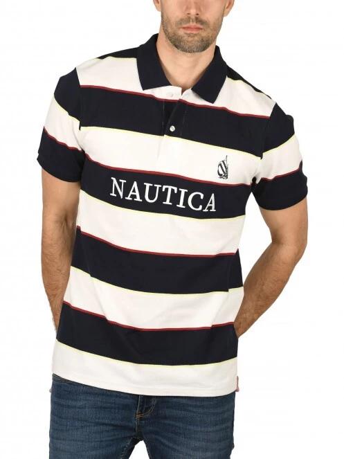 tricou cu guler pt. barbati Nautica Murdock Polo Shirt albastru inchis 2
