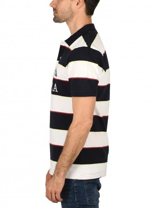 tricou cu guler pt. barbati Nautica Murdock Polo Shirt albastru inchis 3