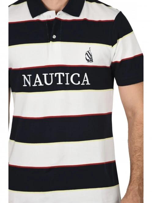 tricou cu guler pt. barbati Nautica Murdock Polo Shirt albastru inchis 5