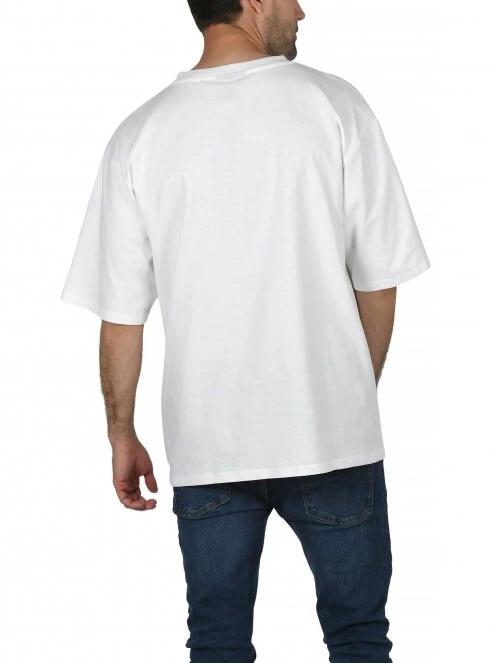 tricou cu maneci scurte pt. barbati Nautica Denton Oversized T-Shirt alb 4