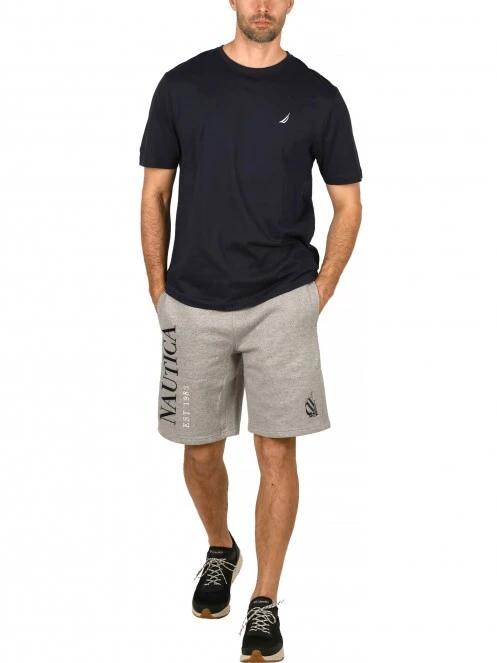 pantaloni scurti pt. barbati Nautica Locust Fleece Short gri 6
