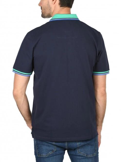 tricou cu guler pt. barbati Nautica Odell Polo Shirt albastru inchis 4
