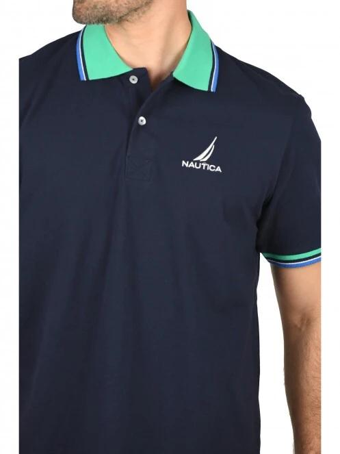 tricou cu guler pt. barbati Nautica Odell Polo Shirt albastru inchis 5