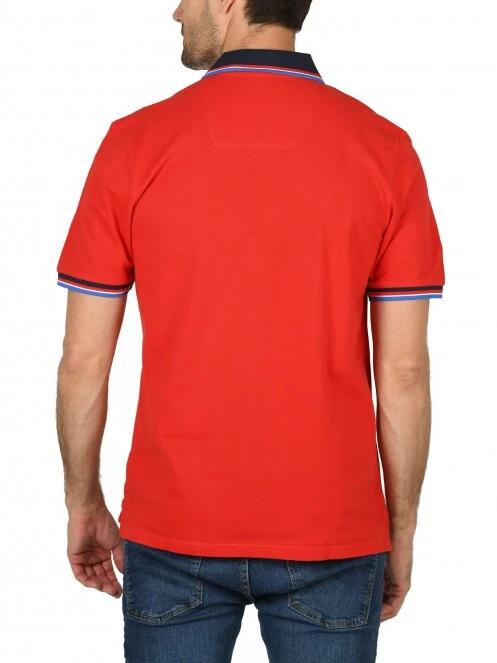 tricou cu guler pt. barbati Nautica Odell Polo Shirt rosu 4