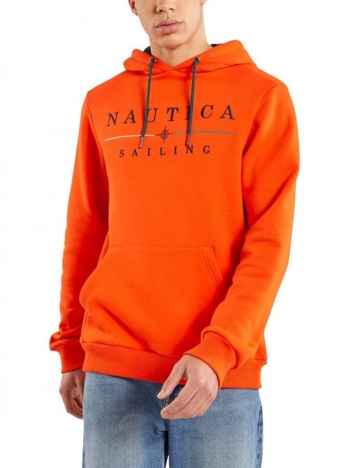 pulover cu gluga pt. barbati Nautica Malbo OH Hoody portocaliu 2