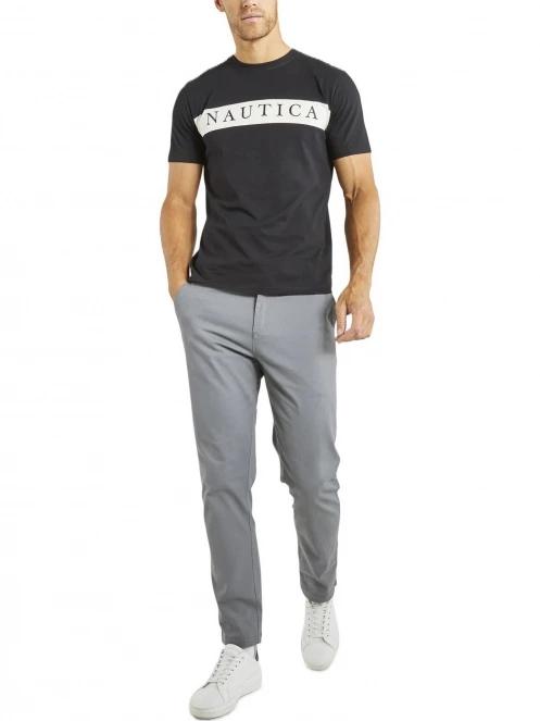 tricou cu maneci scurte pt. barbati Nautica Sawyer T-Shirt negru 4