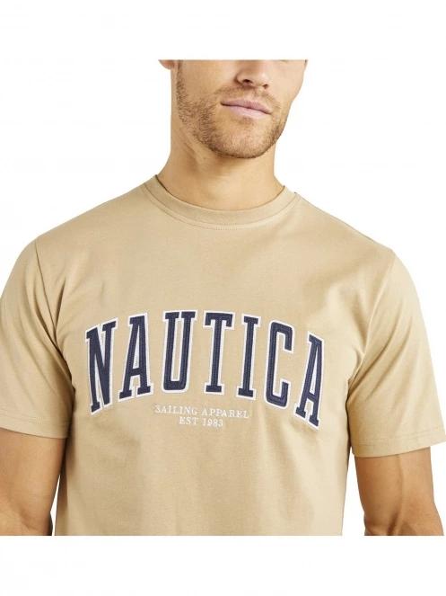 tricou cu maneci scurte pt. barbati Nautica Gable T-Shirt maro 5