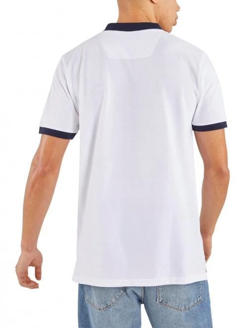 tricou cu guler pt. barbati Nautica Banks Polo Shirt alb 3