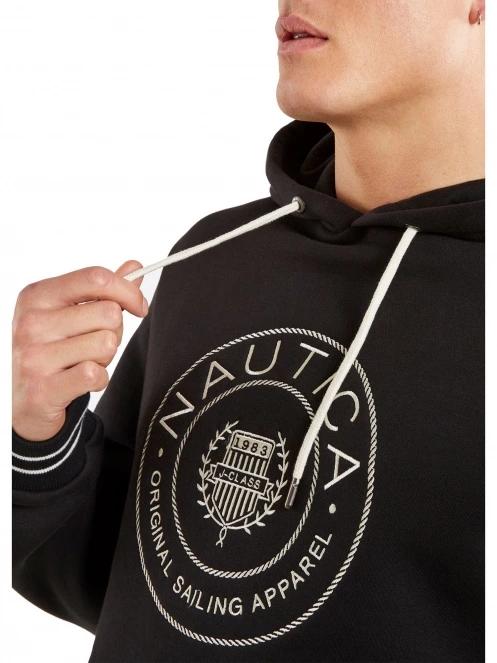 pulover cu gluga pt. barbati Nautica Hyde OH Hoody negru 5
