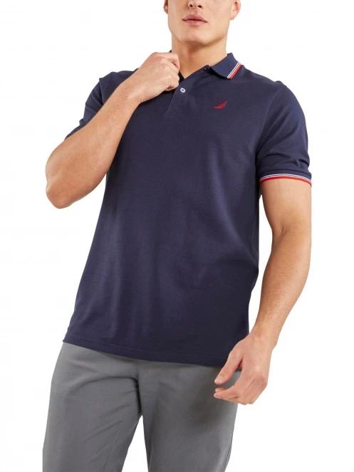 tricou cu maneci scurte pt. barbati Nautica Sven Polo Shirt albastru inchis 2