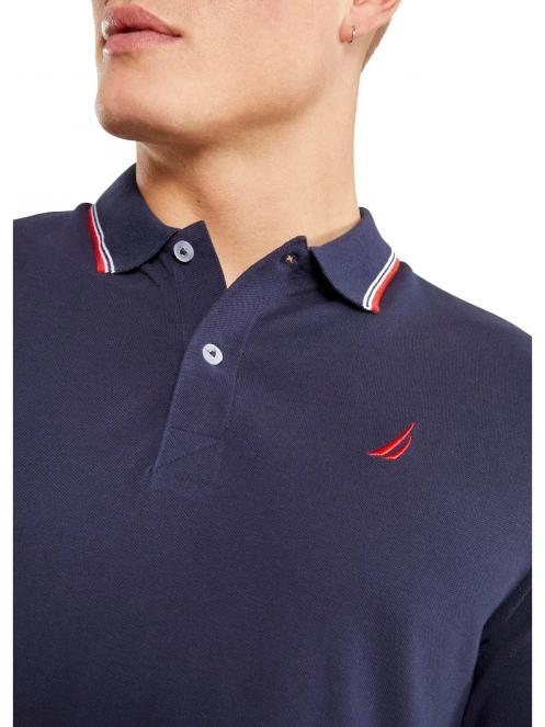 tricou cu maneci scurte pt. barbati Nautica Sven Polo Shirt albastru inchis 5