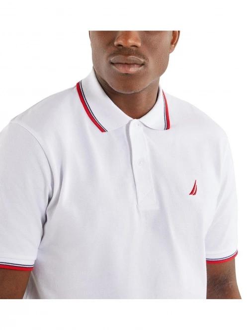 tricou cu maneci scurte pt. barbati Nautica Sven Polo Shirt alb 5