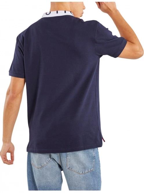 tricou cu guler pt. barbati Nautica Braxton Polo Shirt albastru inchis 3