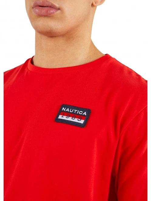 tricou cu maneci scurte pt. barbati Nautica Zane T-Shirt rosu 5