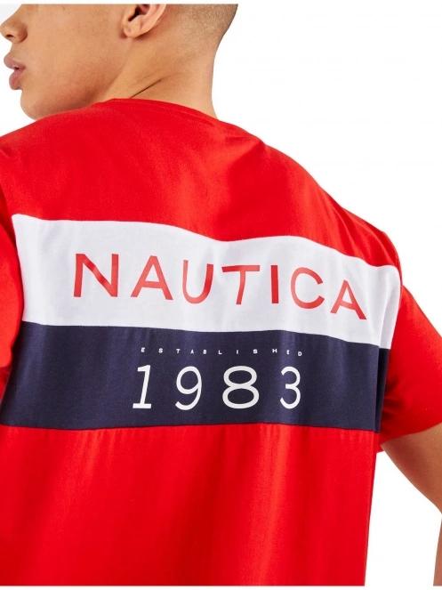 tricou cu maneci scurte pt. barbati Nautica Zane T-Shirt rosu 6